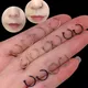 Trendy Women lips Rings Stainless steel Nose Ring Fake Nose Ring Septum Clip On mouth Ring Fake