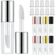 20 Pcs/lot 2ml Empty Clear Plastic Lip Gloss Tube Bottles W/ Brush Lid Portable Mini Containers For