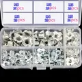 80pcs M3 M4 M5 M6 M8 Zinc Plated Four Claws Nut Speaker Nut T-nut Blind Pronged Tee Nut Furniture