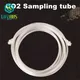 Co2 Sampling Tube，Disposable Medical PVC Gas Sampling Tube with Luer Male Connector EtCO2 Sampling