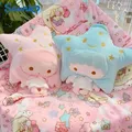 Sanrio Kawayi Little Twin Star Plush Toy Five-Pointed Star Blanket Bag Nap Blanket Stuffed Plushie