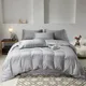 Solid Luxury Egyptian Cotton Quilt Cover Pillow Cover Bedclothes Multi size Cotton Duvet Cover Set