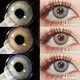 EYESHARE Contact Lenses 1 Pair Color Contact Lens for Eyes Blue Gray Colored Contact Lens Eye