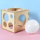 30cm Wooden Balloon Sizer Cube Box Balloons Measuring Box For Birthday Party Baloons Arch Garland