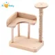 1:12 Dollhouse Wooden Pet Cat Tree Tower Toys Cat Climbing Rack For Dollhouse Miniature Doll House