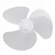 12 Inch 3 Leaves Fan Blades Household Clear Plastic Fan Blade Replacement For Pedestal Fan Stand Fan