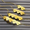 Tangula Custom 2-5 Names Bracelet with Heart Pendant Engraving Name Bracelet Stainless Steel Seng