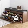 Storage Nordic Shoe Cabinets Design Living Room Minimalist Display Hallway Shoe Rack Shelf Balcony