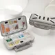 Large Travel Pill Box Portable Medicine Case Pillbox Plastic Pill Case Weekly Medicine Storage Pill