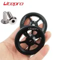 Litepro For Brompton Folding Bike Rear Cargo Rack Easy Wheel Extension Bar Telescopic Rod Bearing