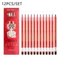 12PCS/Set Eyebrow Pencil Tattoo Waterproof Eye Brow Pencil Tint Cosmetics Makeup Long Lasting 6