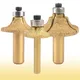 1Pc Vacuum Brazed Diamond Router Bits for Granite Marble Router Cutter Profiling Cutting Stone Edge