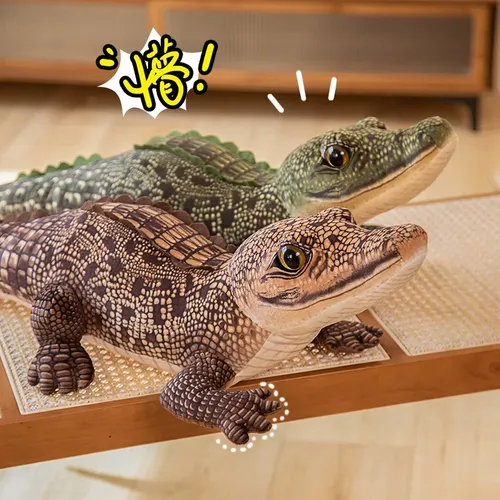 Simulierte Krokodil Plüschtiere gefüllt weiche lebensechte Tier puppen kreative Geburtstags geschenk