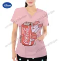 Disney Pocket V-Neck Comfort Yk2 Graphic T Shirts Womens Tops and Blouses Women Summer 2023 Women's
