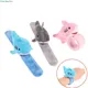 1pc Cute Plush Shark Wristband Stuffed Animal Slap Bracelet Slap Rings Slap Band Toy For Kids Party