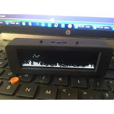 Schwarz shell 3.12 "OLED Musik Spektrum Display Analyzer Audio Ebene Anzeige rhythmus VU METER Image