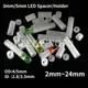 3mm/5mm LED Abstand halter Laternen pfahl halter Clip Lünette Sockel halterung DIY Licht f3/f5