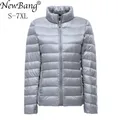 NewBang Plue Size 6xl 7XL Duck Down Jacket Women Ultra Light Down Jacket Feather Jacket Plus Women's