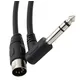 6.35mm (1/4 Inch)TRS Stereo Jack Audio Cable Din 5 Pin MIDI Male Plug High Quality 0.2m/1.5m for