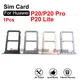Für Huawei P20 Pro Lite P20Lite SIM Karten-behälter-schlitz-halter P20Pro Ersatz Teile Blau Rosa