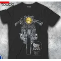 T-Shirt Cafe Racer Vintage Wheel Move The Soul Motorbike Motorcycle Cotton T Shirt 2019 Men Summer