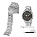 Arc mouth stainless steel bracelet for Casio Edifice metal series EF-527D precision steel watchband