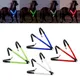LED Horse Breastplate Collar Battery Operated Equestrian Safety Gear 3 D-Rings Protective Webbing