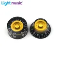 2/4 stücke Gitarre Volume Tone Knob LP Elektrische Gitarre Top Hut Gerade Guitar Speed Control Knob