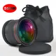 55MM 0.35x HD Fisheye Wide Angle Lens (w/Macro Portion) for Nikon D3400 D5600 and Sony Alpha A7 A7R