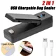USB Mini Bag Sealer 2-in-1 Chargable Heat Sealers Rechargeable Handheld Vacuum Heat Sealers Cutter