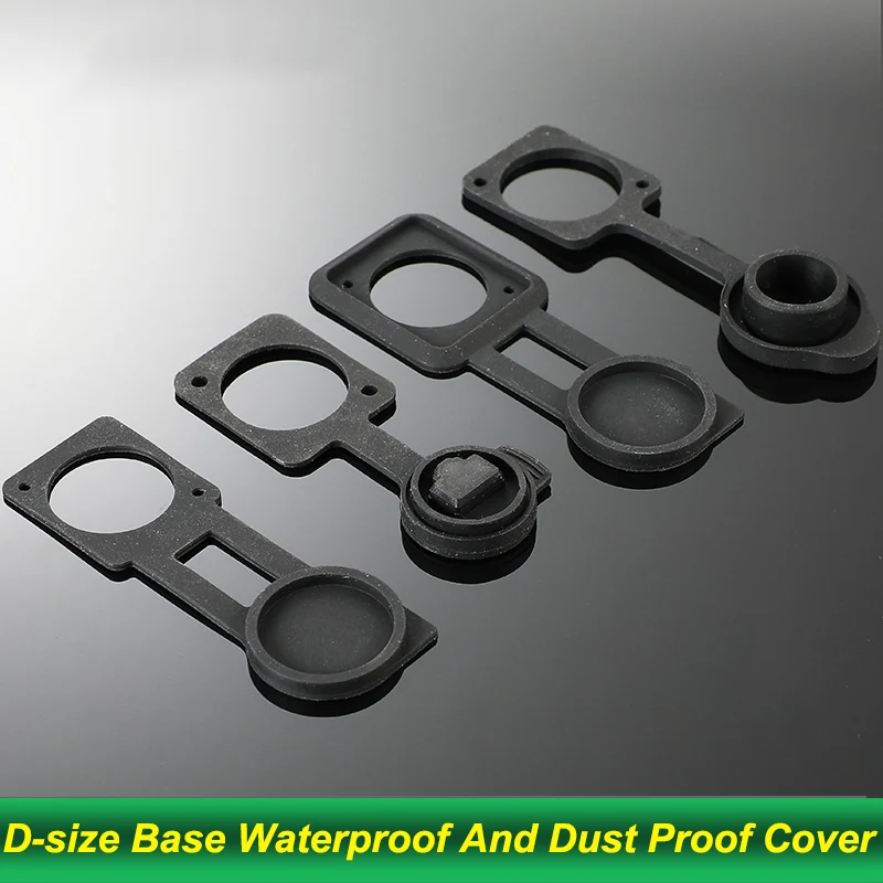 Wasserdichte, faltbare Staubschutzkappen für XLR, USB, RJ45, RJ11, 3,5 mm/6,35 mm, RCA, BNC, VGA, SpeakON, 86 Panel Image