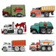 Maisto 1:64 Work Rigs Fahrzeug Set Serie Druckguss Sammler Hobbys Motorrad Modell Spielzeug