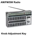 Portable Handheld Retro Knob Adjustment Key Band AM/FM/SW Vintage Elderly Pocket Radio 80dB MP3