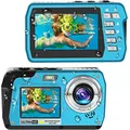 4k Unterwasser Digital kamera Video recorder 56mp Anti Shake Selfie IPS Dual Screens 10ft