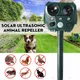 Solar Powered Animal Repeller Solar Ultrasonic Animal Repellent Deterrent Dog/Cat/Bird Repeller