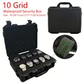 10Grid Waterproof HighEnd Watch Case Collection Watch Antique Protection Safety Box Colorful Sponge