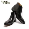 Modische Herren-Stiefeletten, formelle Kleidung, Lederschuhe, Western-Cowboy-Stil, Schnürung,