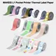 16mmx4m/12mm*35mm Label Sticker for MakeID M1/L1/E1 Mini Printer Wireless BT Thermal Label Printer