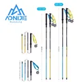 AONIJIE E4210 Newest 110CM 120CM Ultralight Folding Carbon Fiber Hiking Pole Straight Walking Sticks