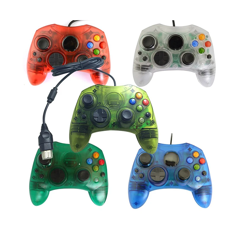 Hochwertiger, transparenter, kabelgebundener Gamepad-Joystick-Gamecontroller für nur Xbox