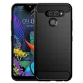 Stoßfest Telefon Abdeckung für LG K50 Q60 lg x6 Weiche TPU Carbon Fiber Fall Für lg x6 LG K12 Max