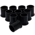 10Pcs 11mm Schwarz Gummi Tabak Rauchen Rohr Tipp Grips Rauchen Rohr Mundstück Stem Rohr Spitze