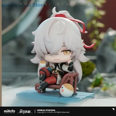 Echtes mihoyo offizielles spiel honkai star rail jingyuan q figuren garage kits seele pathfinder Image