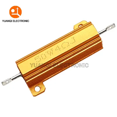 50W RX24 Aluminium Power Metal Shell Case Drahtwiderstand 0,01R - 100K 0,2R 0,25R 1R 4R 6R 8R 10R Image