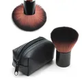 1Set Big Black Makeup Brushes Powder Cosmetic Brush Face Blush Contour Brush Kabuki Nail Brush