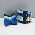 Cute Cat Collar Velvet Collar Bowknot Cat Collar With Adjustable Safety Buckle Cats Bow Tie Pets