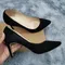 Women Pumps Sexy 8cm Suede Ponited Toes High Heels Fashion Office Stiletto Party Red Wedding Shoes