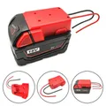 Batterie Adapter für Milwaukee M18 XC18 18V Li-Ion Batterie DIY Werkzeug Akku Konverter 12 Awg