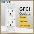 CHYT GFCI Outlet Tester Circuit Breaker 15A 20A 125V UL Certified Ground Fault Protection USA Wall