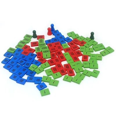 Montessori Materialien Holz Mathe Spielzeug Stempel Spiel Home Edition Arithmetik Spielzeug Holz Image